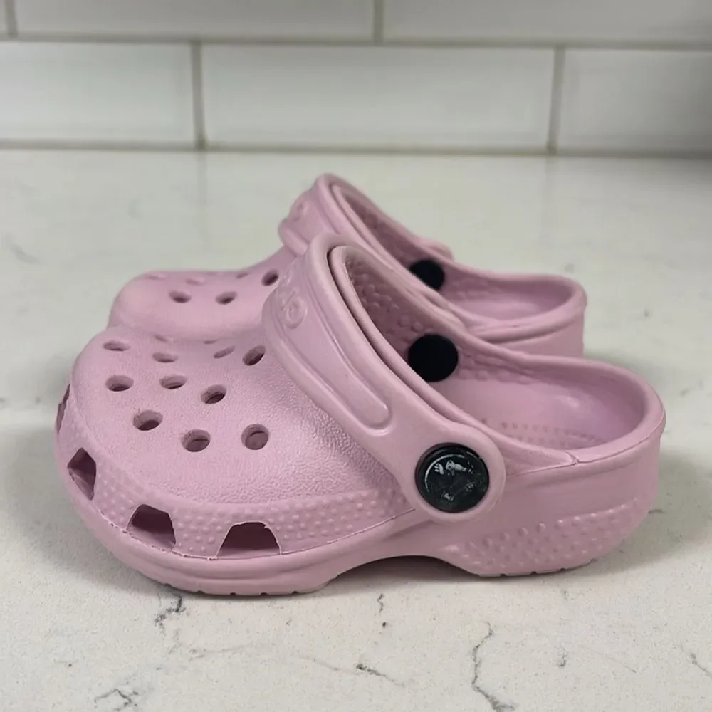 Toddler CROCS LITTLES™ CLOGS Size 2/3 Ballerina Pink